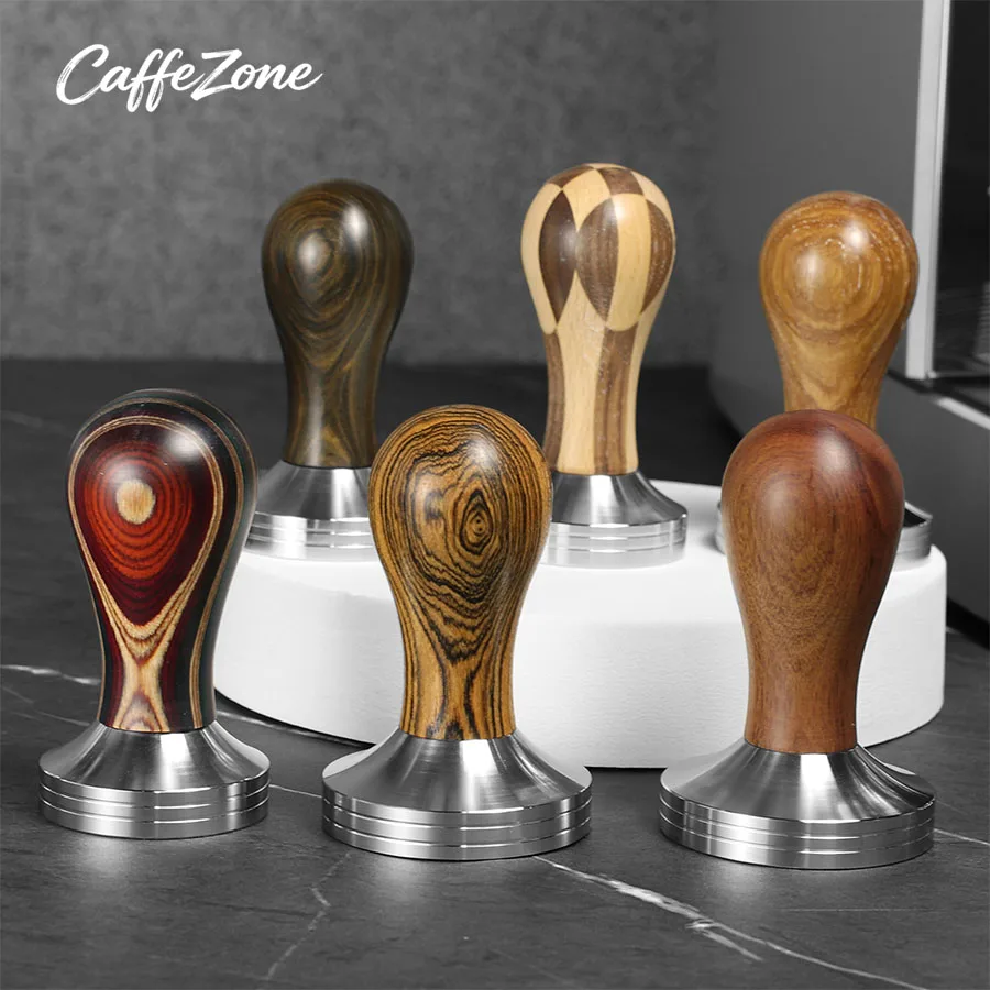 CAFFEPRO Coffee Tamper 51mm 53mm 57mm 58mm 41mm 49mm for Delonghi Breville Lelit Portafilter Espresso Accessories Barista Tools