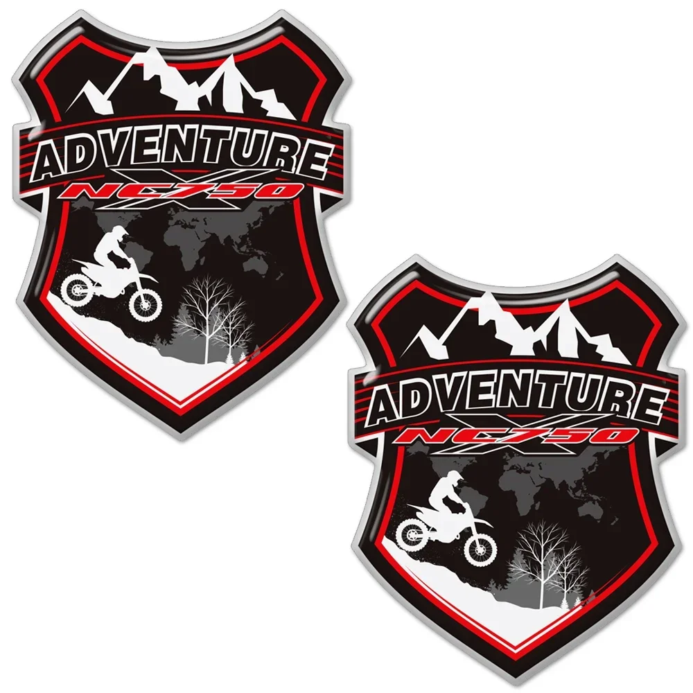 For Honda NC 750 X NC750X Stickers 3D Side Panel Protector Fairing Decals Emblem Badge Logo Tank Pad Protection 2018 2019