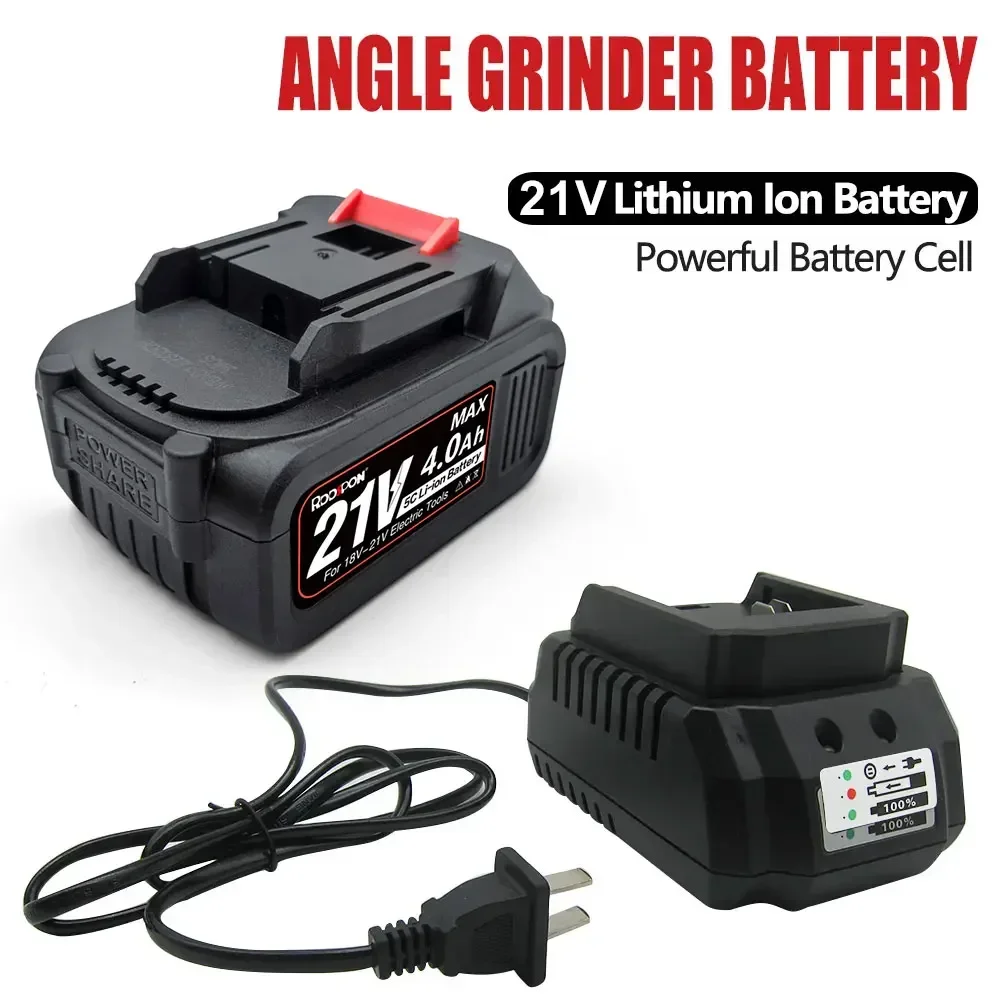 Rechargeable Lithium Ion Battery for 18V Makita Interface,21V Battery for Cordless Power Tool Access BL1840 BL1850 BL1830 BL1860