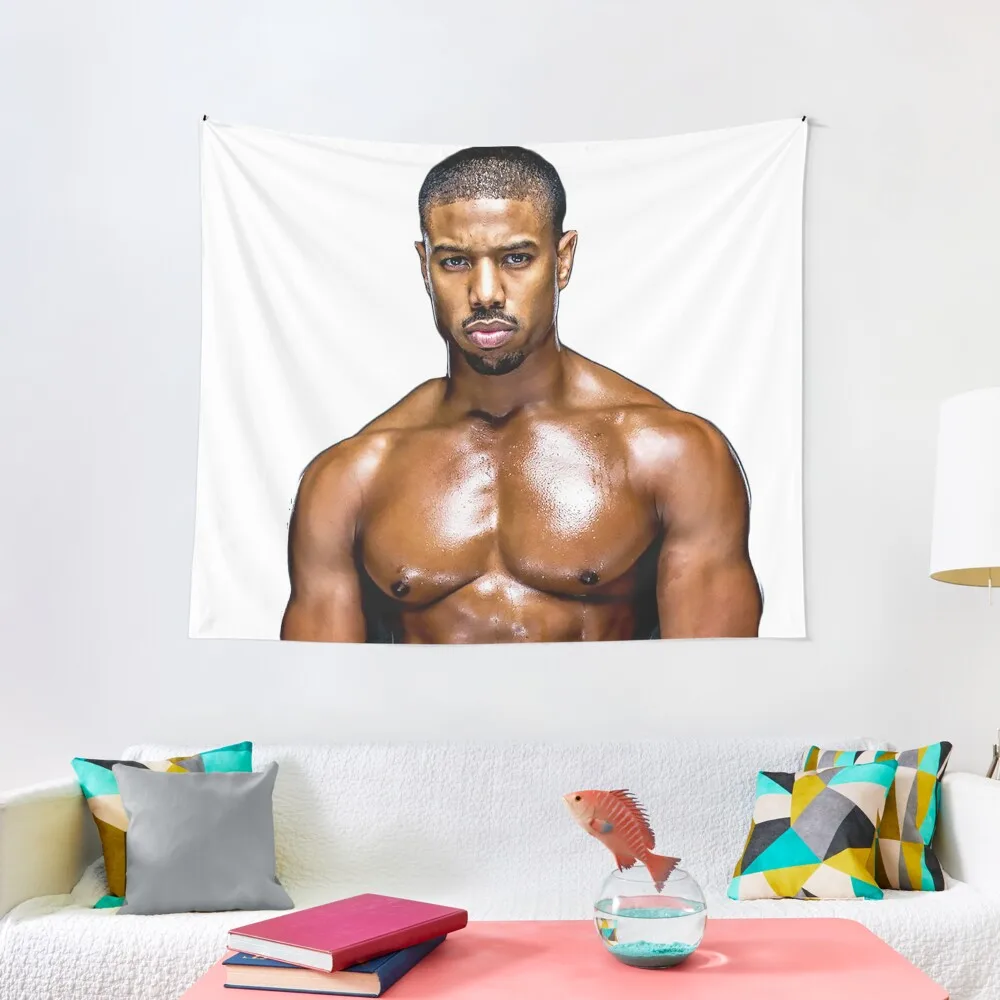 Michael B. Jordan Tapestry Wall Coverings Bedroom Decor Carpet Wall Decoration For Home Tapestry