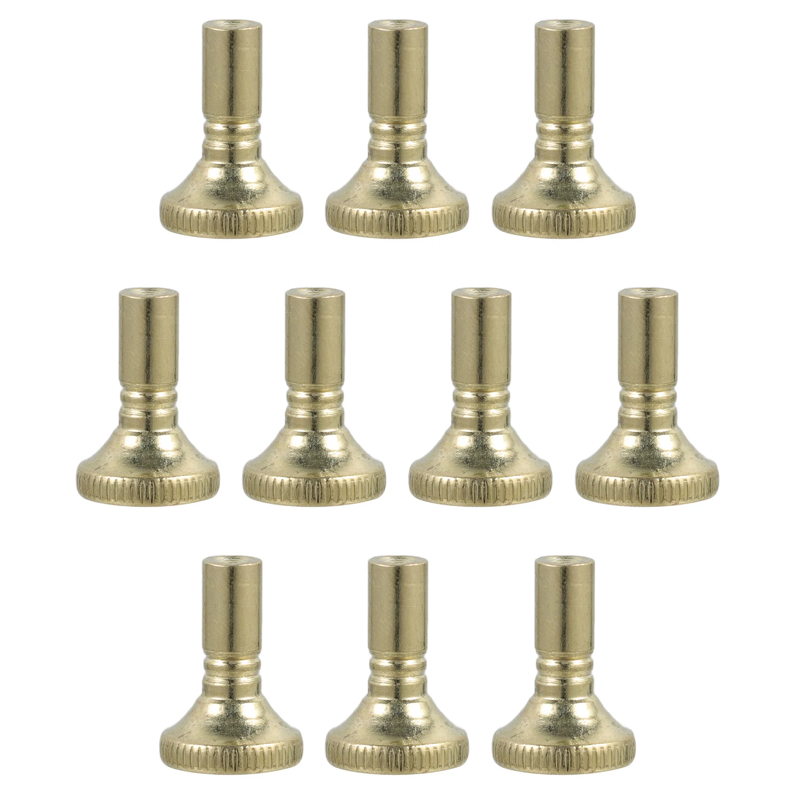 

10 Pcs Knob Handle Lamp Knobs Replacement Switch Decorative Hat Socket Screw on Iron