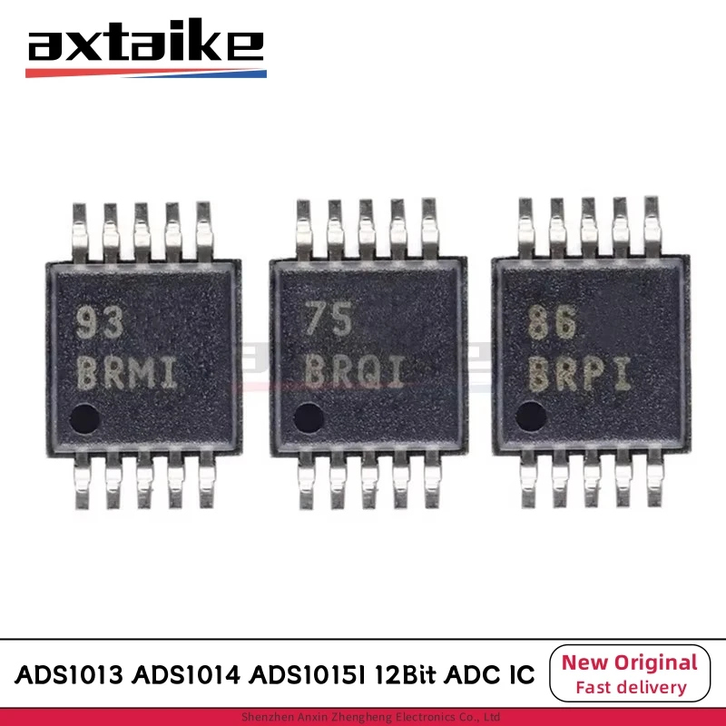 ADS1013 BRMI ADS1014 BRQI ADS1015 BRPI ADS1013IDGSR ADS1014IDGSR ADS1015IDGSR VSSOP10 Analog To Digital Converters 12Bit ADC IC