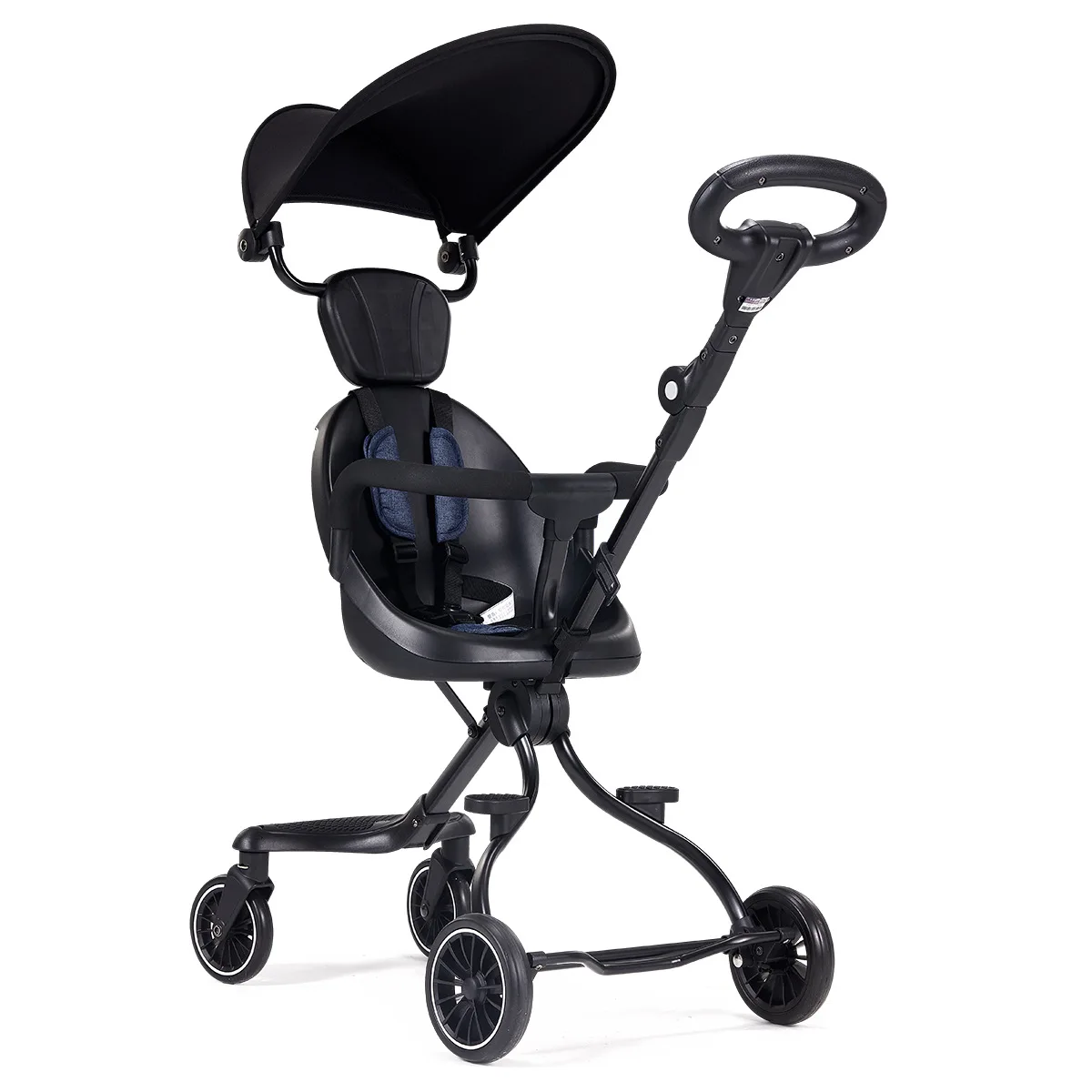 Multifunction light weight baby stroller Trolley two-way folded trolley high landscape baby walker