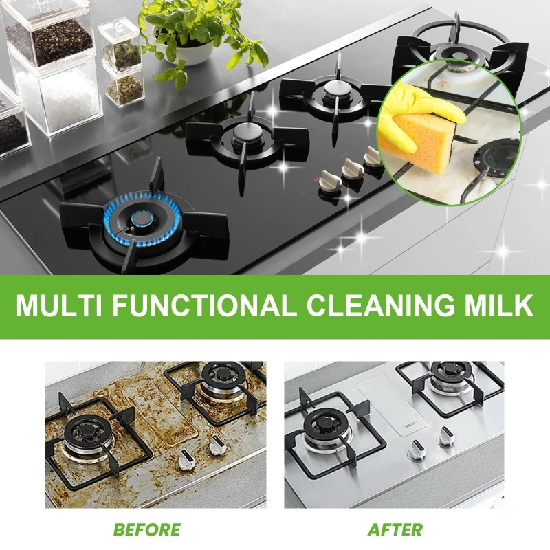 Kitchen Oil Removers Keep Your Cooking Kitchen Clean 100ml Cleaner Milk Agent Kitchen Degreaser M68E