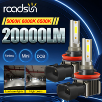 H8 H11 LED Headlight Bulb 20000LM 9005 HB3 9006 HB4 H9 9012 LED Fog Lamp Super Bright 5000K 6000K 6500K White Automobile Light