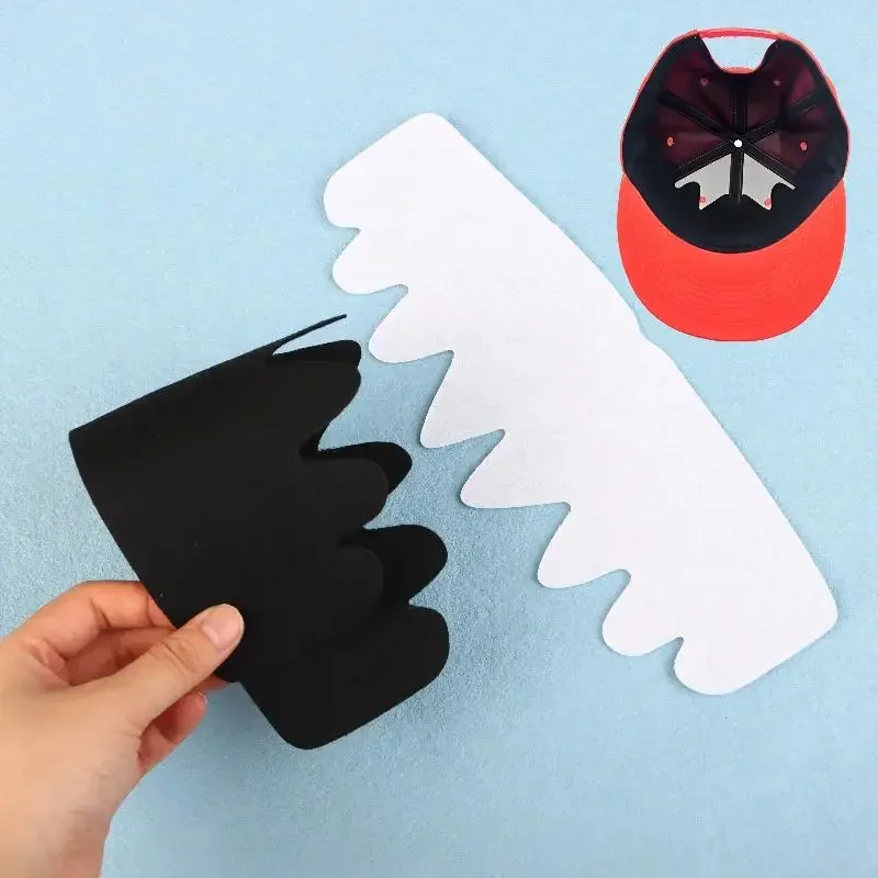 10 Pcs Hat Sweat Liner Shields Absorbing Pad Prevents Stains Protector Accessories For Baseball Golf Cap Men Women