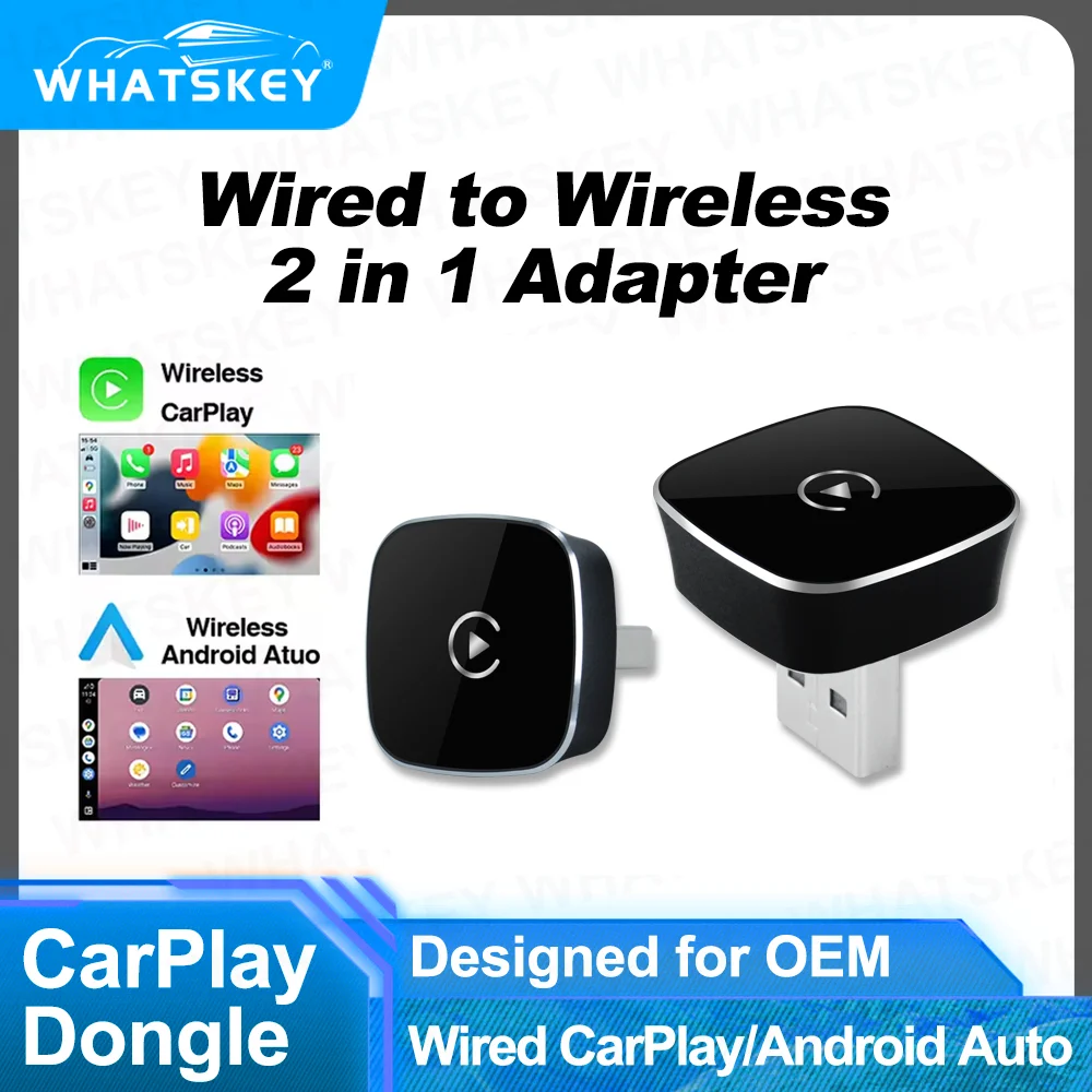 

Адаптер Android Auto CarPlay Bluetooth Без Проводов Plug and Play для Штатной Автомагнитолы: Lada Vesta/Granta, Kia Rio, Hyundai Creta/Solaris, Renault Arkana/Kaptur, Nissan Qashqai, VW Polo, Suzuki Vitara, Ford Focus