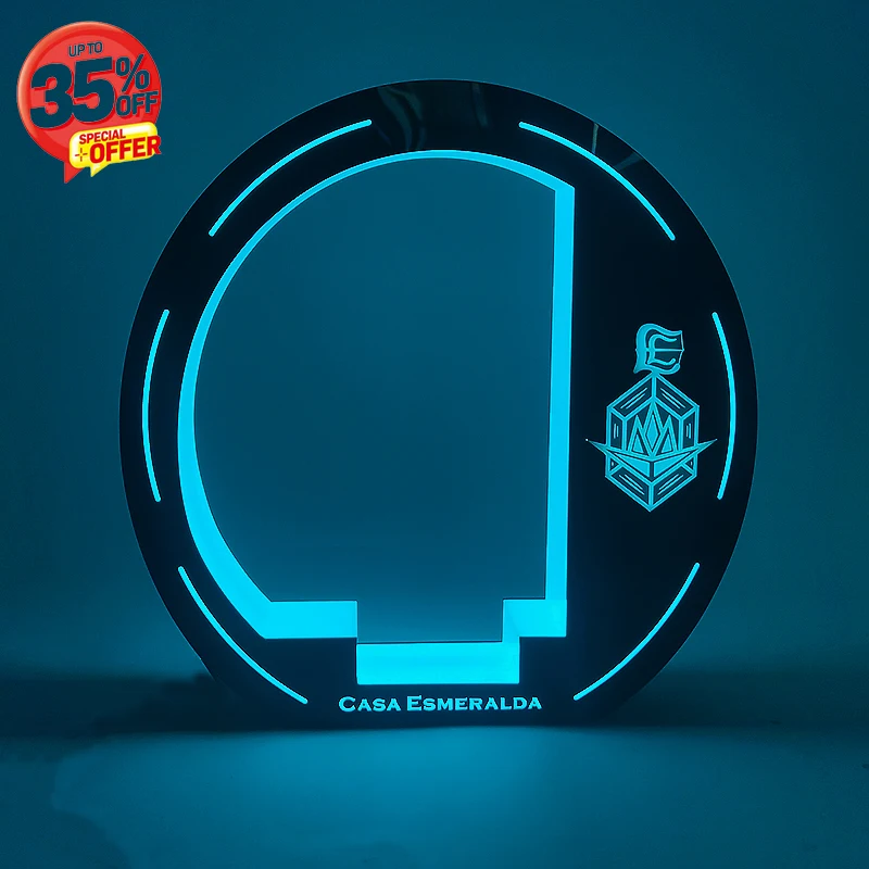 

Акриловая подставка-презентер для бутылок с подсветкой для ночных клубов: для ликера, пива, вина, виски, LED-глорификатор