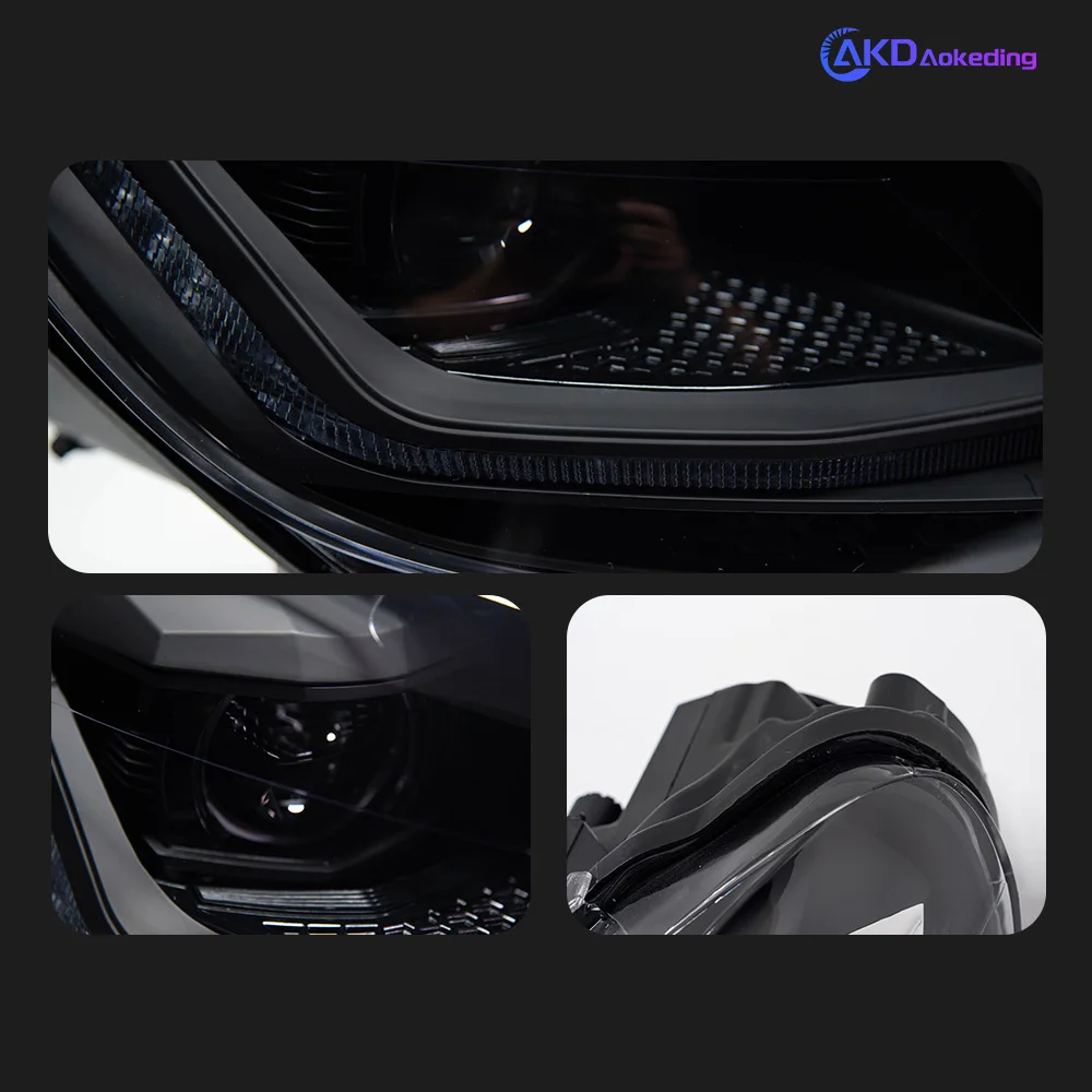 AKD Head Lamp for VW Golf 6 MK6 LED Headlight 2009-2012 Headlights Golf6 DRL Turn Signal High Beam Angel Eye Projector Lens