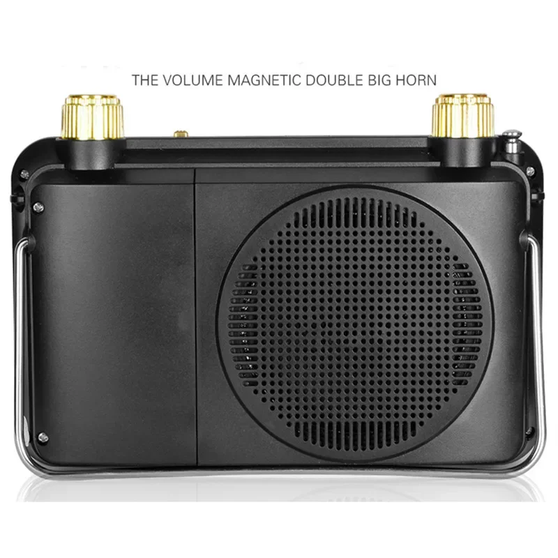 HD شاشة Mp4 فيديو مشغل الصوت TF بطاقة U القرص USB تشغيل الظهر MP3 آلة الفيلم الموسيقي راديو FM المتكلم المحمولة شحن الصوت