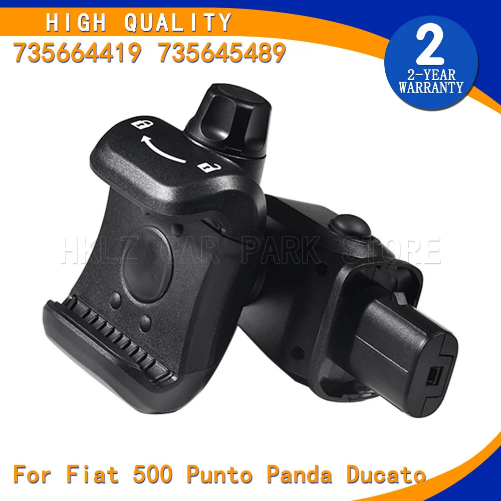 1Pc Dashboard Phone Holder Cradle Mobile Phone Holder Smartphone black For Fiat 500 Punto Panda Ducato 735664419 735645489