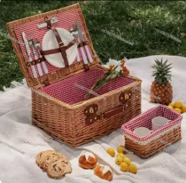 Insulator Basket Picnic Box Ins Internet Celebrity Portable Folding Kit Storage Camping
