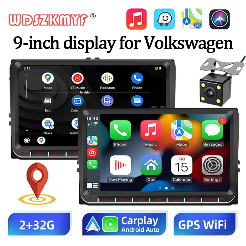 

Android 13 Car Radio For VW Volkswagen Golf 5 6 Touran Passat B6 Jetta MK5 for Volkswagen Car Intelligent Systems Car accessory