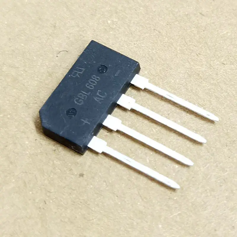 5PCS/LOT GBL608 6A 800V GBL08 4A 800V New Rectifier Bridge Pile