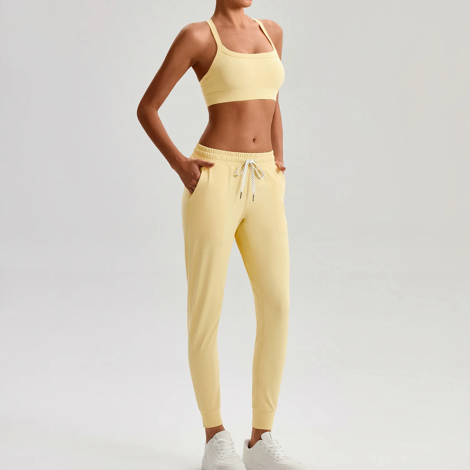 

Jenny&dave Yoga Suit Set, Women's Beautiful Back Underwear, Peach Buttocks Slim Fit, Jogging Pants, Fitness Sportswear