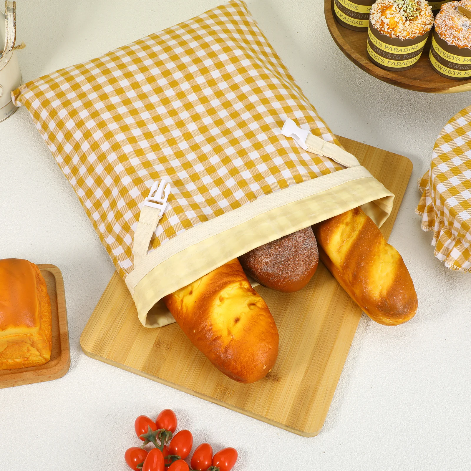 1 set 1 Set Reusable Beeswax Sourdough Natural Food Preservation Proofing Cover Homemade Loaf Bag Set Kitchen Counter Keeper