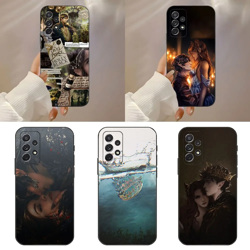 T-The Cruel Prince J-Jude-s Phone Case For Samsung Galaxy A91,A80,A73,A72 ,A71,A53A52,A32 ,A31A22,A21s,A20,Black Cover