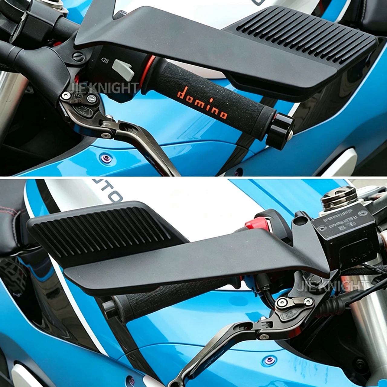 For MT-09 SP MT-03 MT-07 MT-10 MT-25 Rearview Mirror Motorcycle Fixed Wing Mirrors Stealth Adjustable Mirror Rotate Side Mirrors - view 3