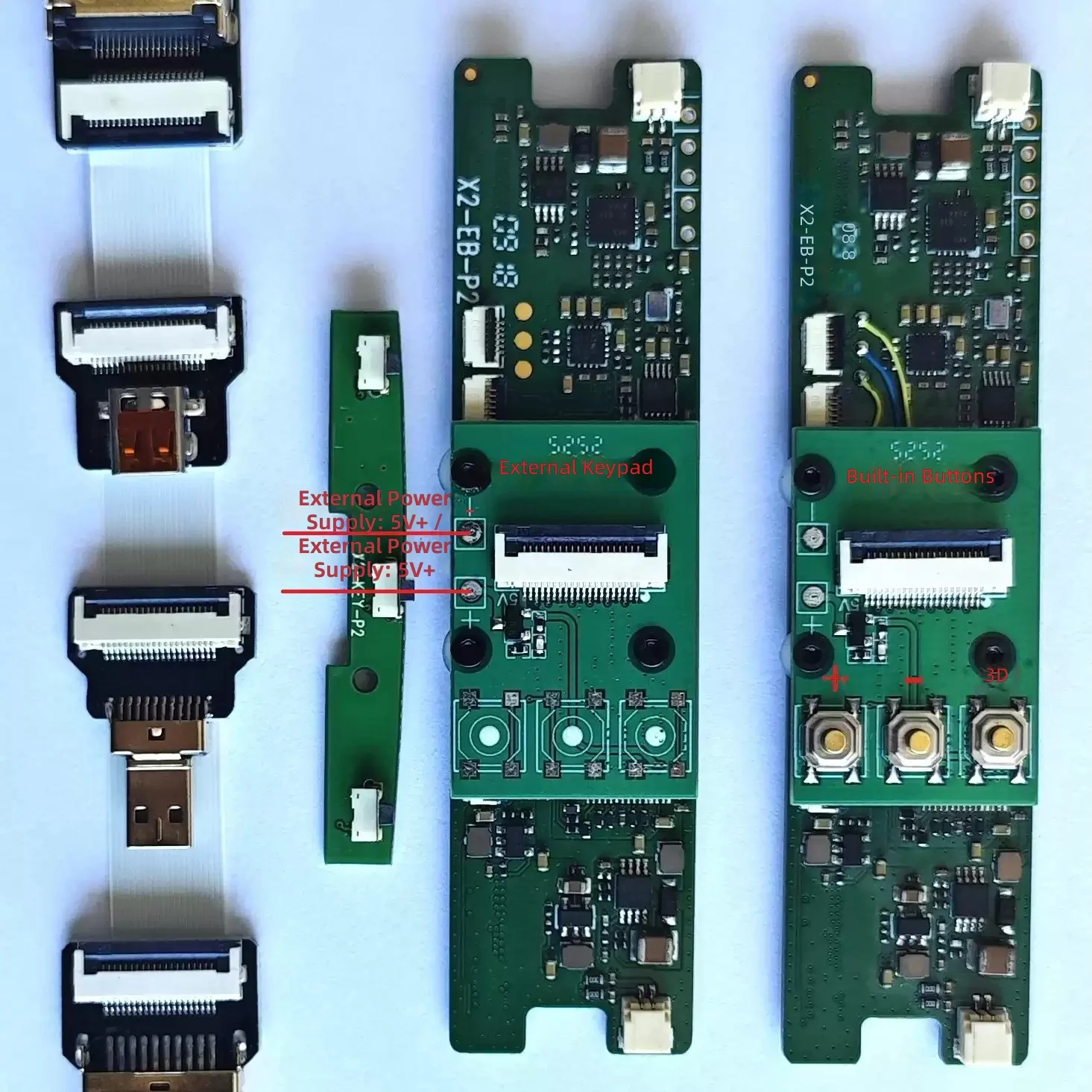 0.71 Inch 1920x1080 AMOLED Micro Display HD-MI Interface Driver Board for Dual Screen Supporting 3D Function