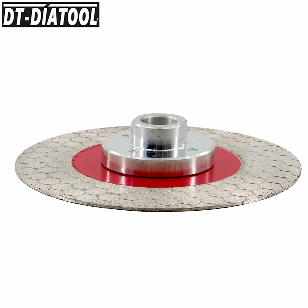 DIATOOL 1 buah 105/115mm Diamond Saw pisau pemotong cakram Gerinda roda gergaji pisau untuk keramik porselen ubin marmer M14