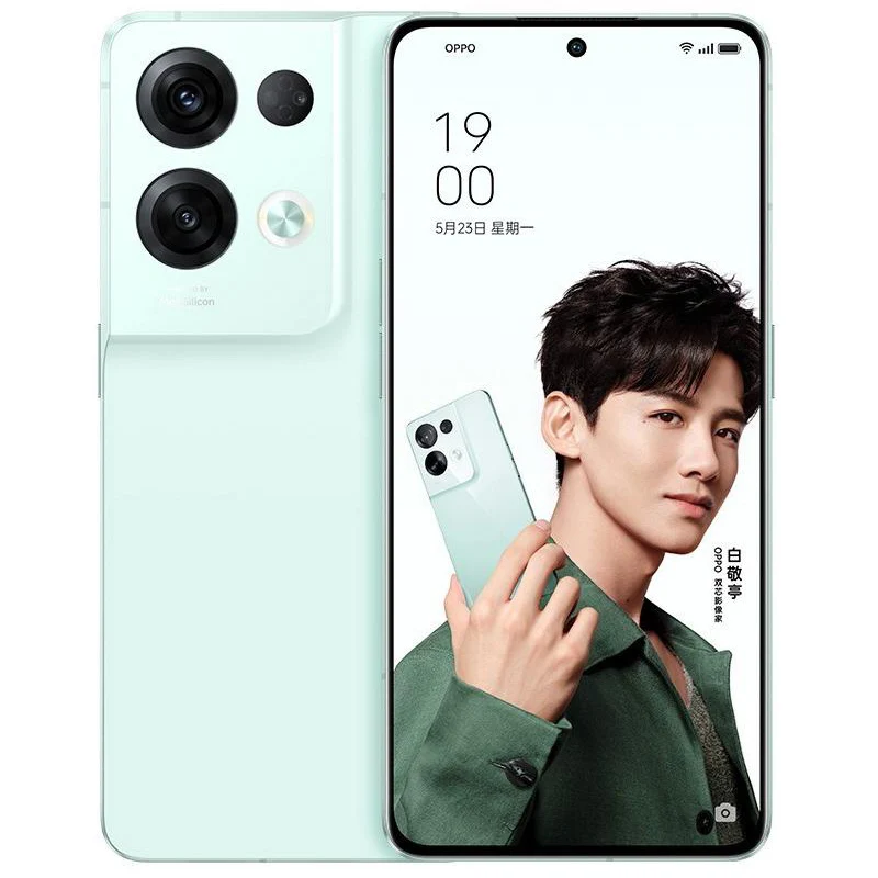 OPPO Reno 8 pro Plus 5G smartphone Global firmware MTK Dimensity 8100 Max  6.7" 12GB 256GB 50MP Cameras Used Phone