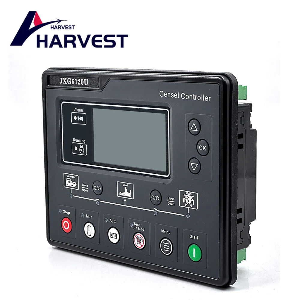 JXG6110U 6120U Diesel Generator Controller AMF Auto Start Stop Control Module Panel Generator Parts Replace Smartgen HGM6120N