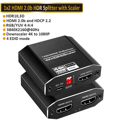 ProAV 4K UHD HDMI Splitter 1x2