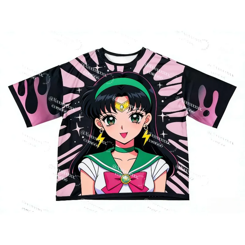 

Оригинальная серия Beauty Girl 2026, аниме в стиле песен, повседневная футболка для взрослых и детей, летняя быстросохнущая одежда для родителей и детей