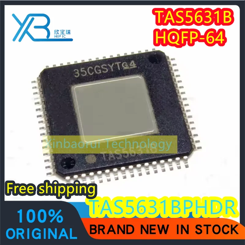 

(1/5 pieces) TAS5631BPHDR TAS5631B HTQFP64 audio power amplifier chip, new original consumer model free shipping
