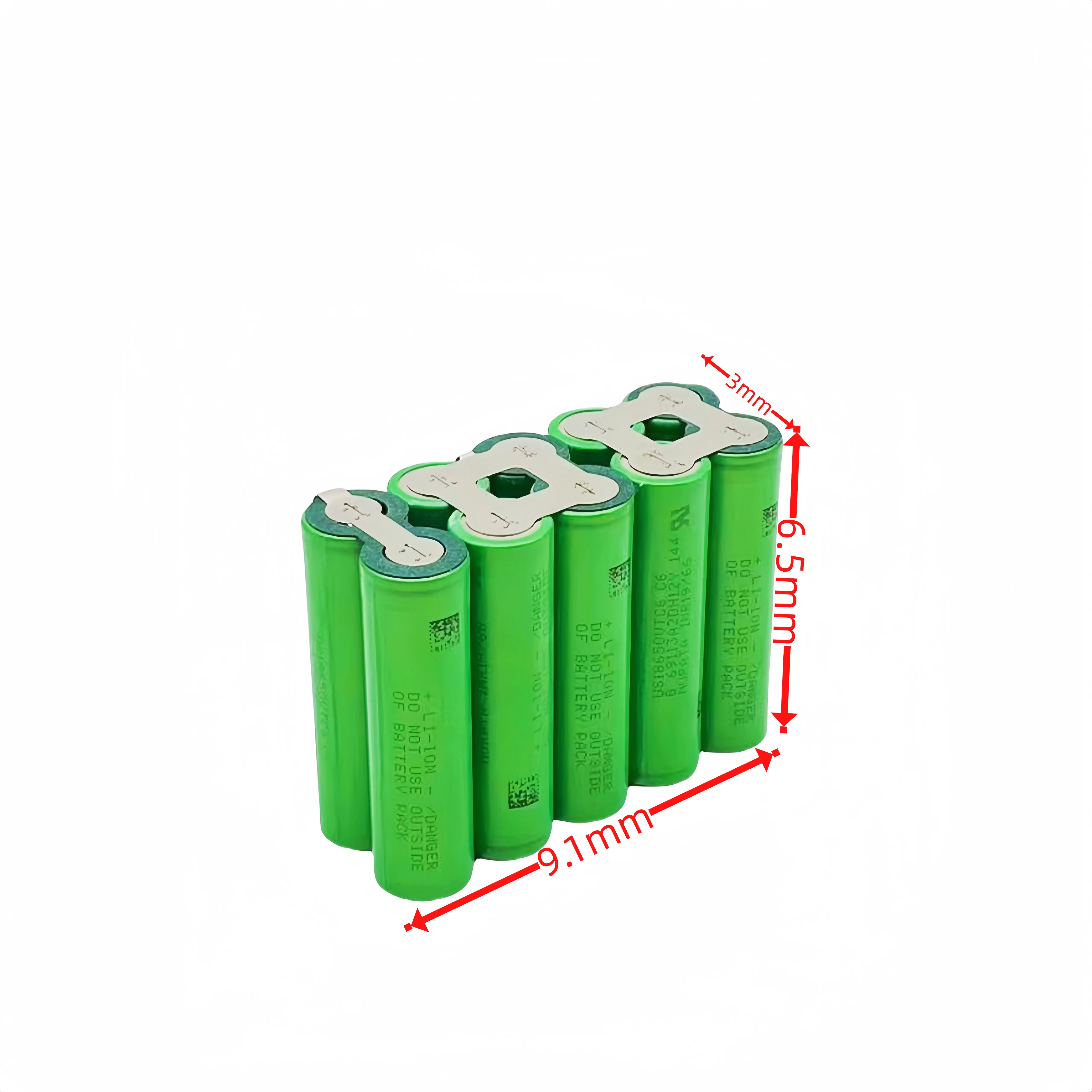 Batteria al litio ricaricabile 18V ~ 21V 18650 5 s2p 7000mAh, utilizzata per cacciaviti e trapani elettrici