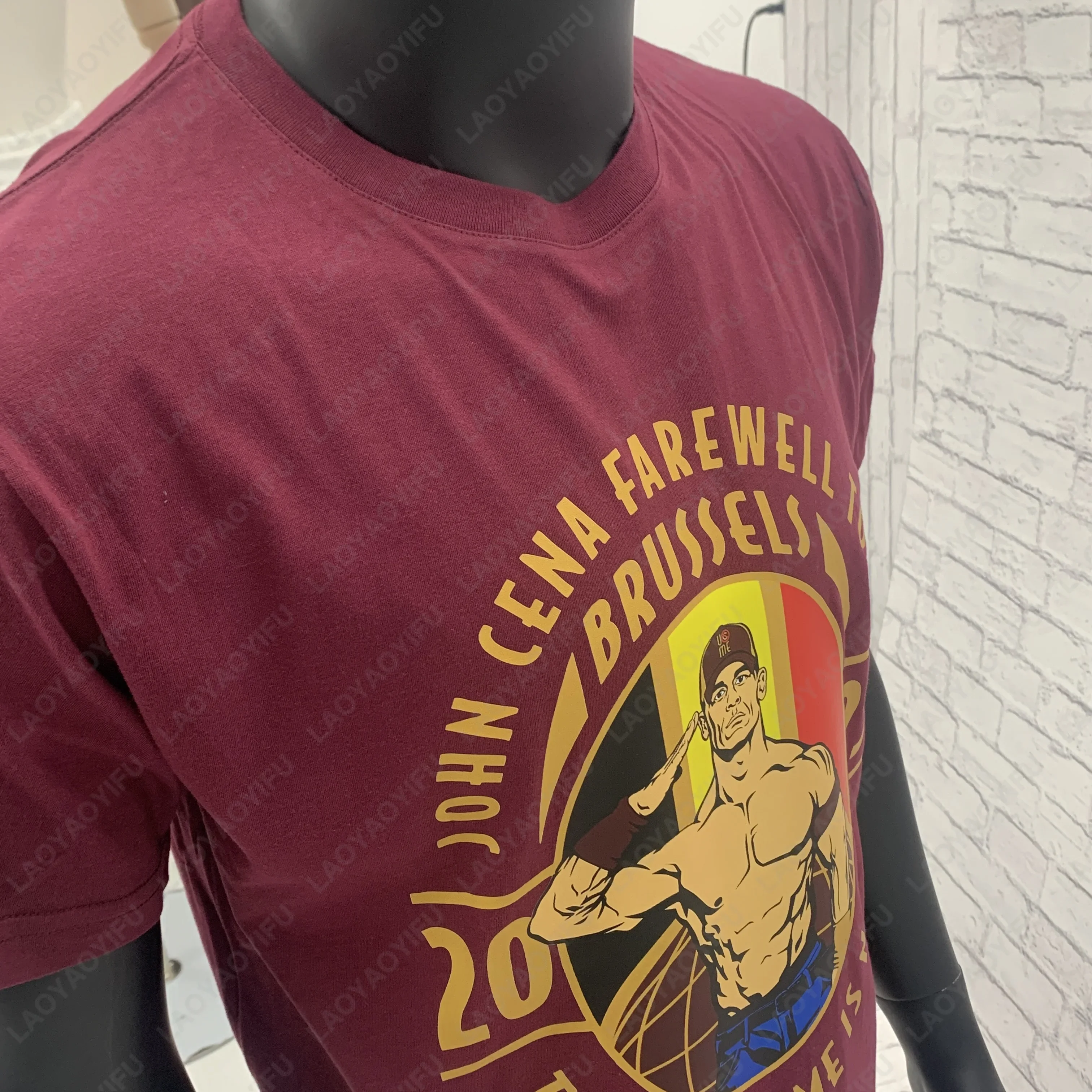 الرجال جديد جون سينا وداع جولة 2025 تورونتو تيشيرت صيفي المرأة تي شيرت موضة الرياضة ملابس الأطفال #3