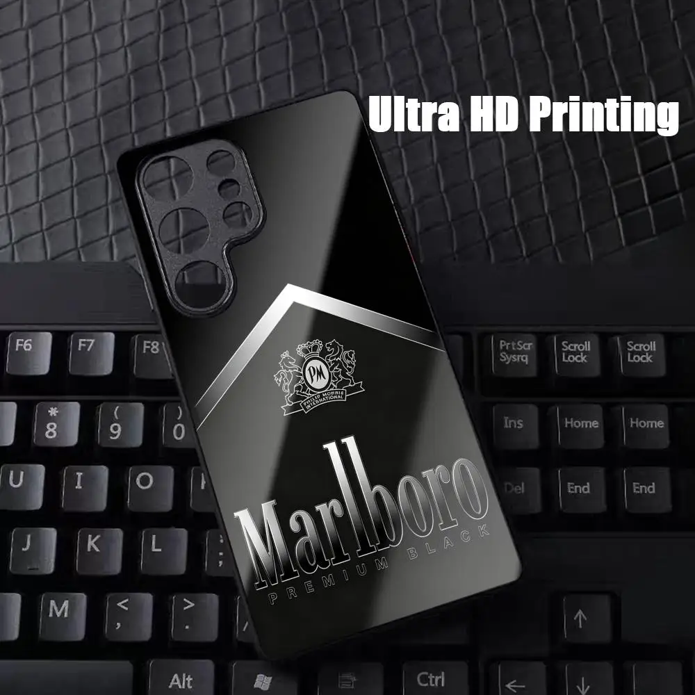 Hot Brand M-MarlboroES Smoke Phone Case For Samsung S26 S25 S24 S23 S22 S21 S20 Plus Ultra Fold A Glass Magnetic Case view 5