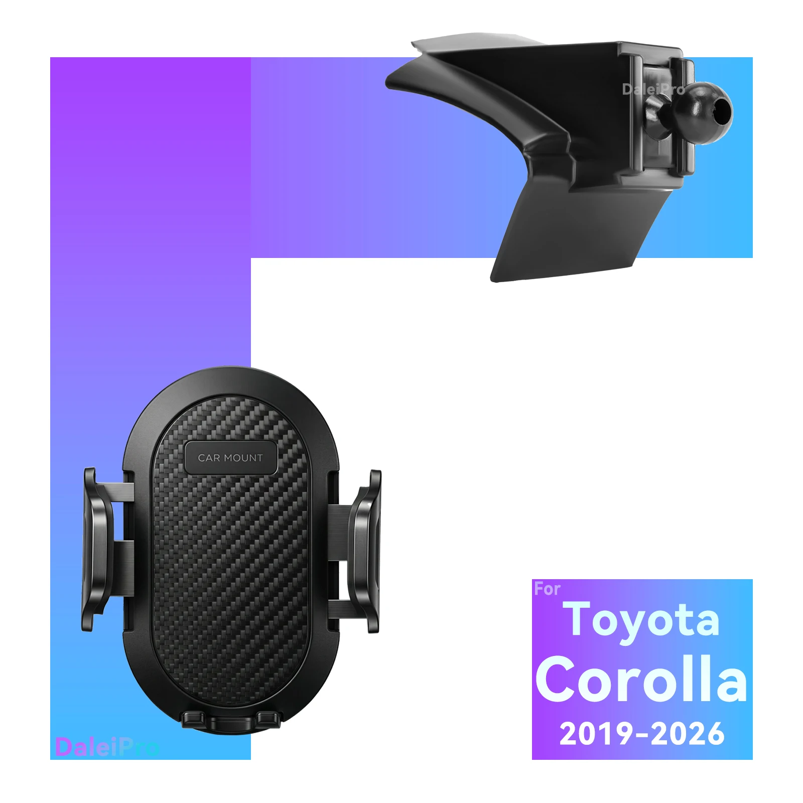 LHD für Toyota Corolla e210 2019 2020 2021 2022 2023-2026 Auto-Handyhalterung, fahrzeugspezifische austauschbare Armaturenbrett-Handyhalterung – Detail 4