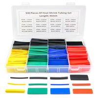 530-580Pcs Heat Shrink Tubing Kit 2:1 Electrical Wire Insulation Tube Assorted Sizes for Cable Repair and Protection