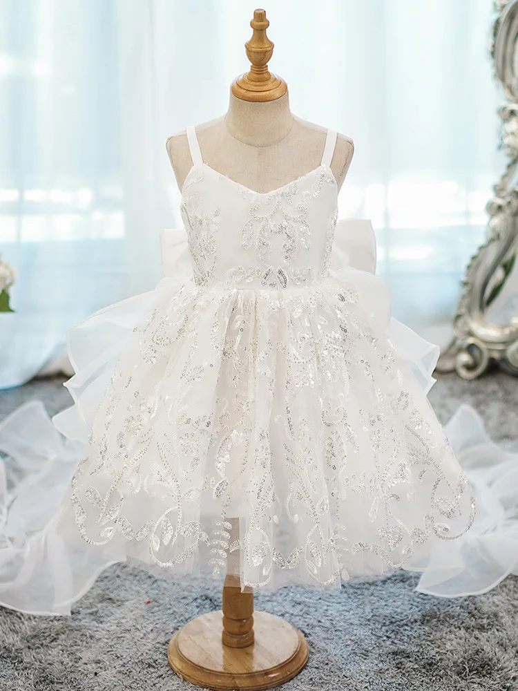 Children's Formal Dress Flower Girl Birthday Princess Dress Little Girl Host Show Girl Piano Performance Dress Factory Direct Sa