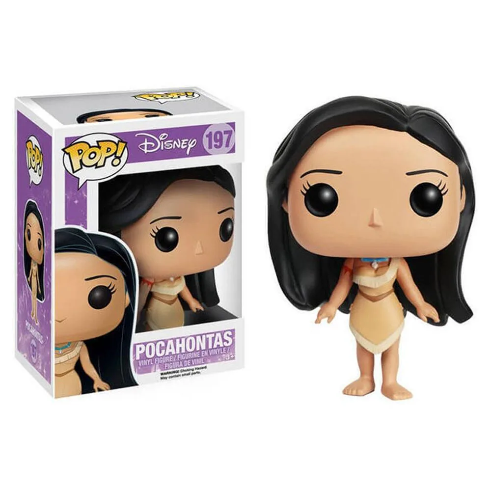 Funko Pop Pocahontas #197 Tinkerbell #295 Disney Vinyl Action Figure Toys Dolls Gifts for Children