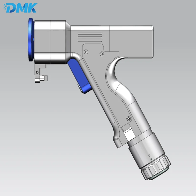 KRD-Cabezal de limpieza láser SCQX-1S, pistola de eliminación de óxido para máquina de limpieza láser, 2000W, 3000W, tratamiento de superficie de Metal