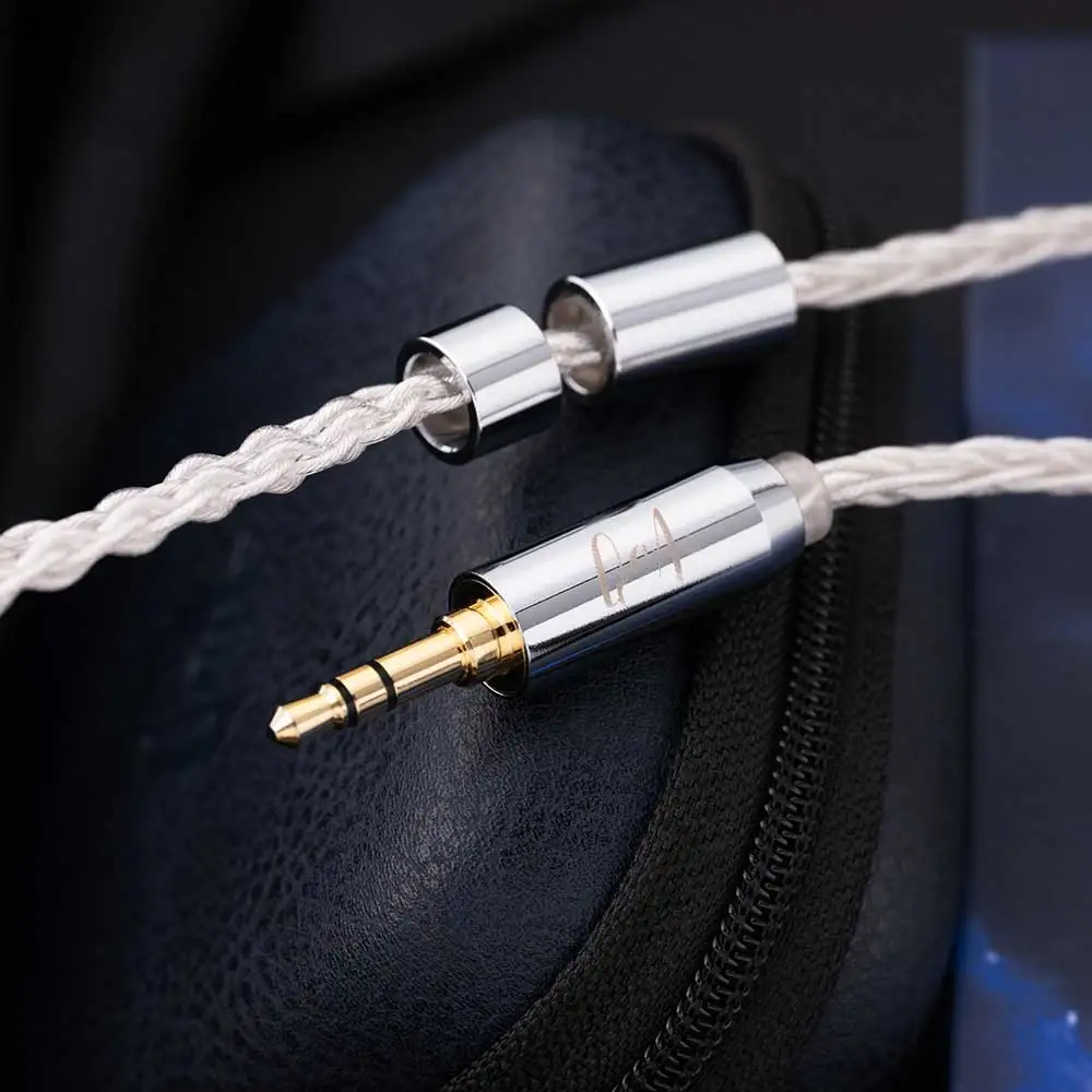 QoA Vesper 2 In Ear Earphone1DD + 1BA سلكي HiFi DJ Music Sport Hybrid Driver IEMs مراقب سماعة 3.5 مللي متر 2Pin كابل مع 0.78 مللي متر