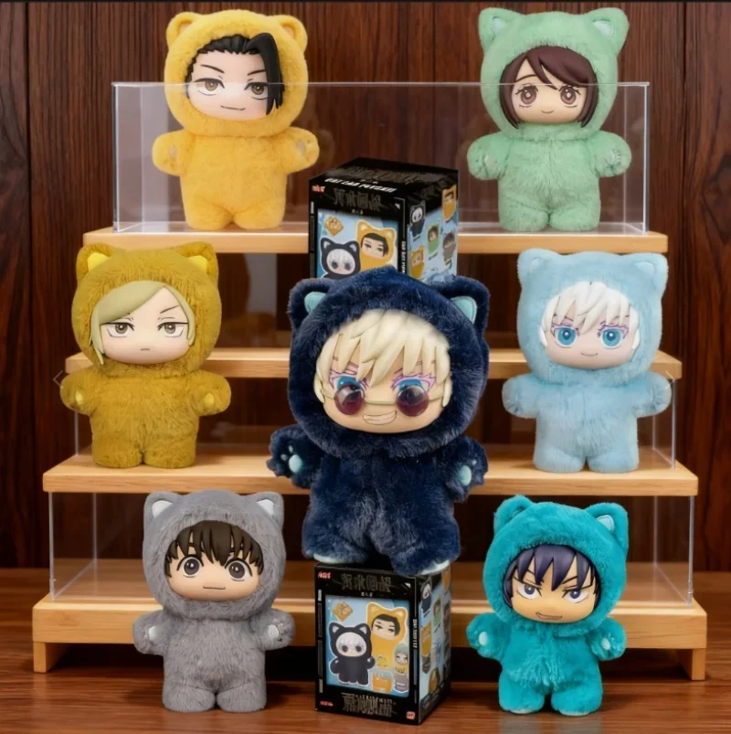 

@@2026 Горячее аниме Jujutsu Kaisen 2 Cat Ear Plushie Gojo Satoru EAKI Series Blind Box Figure Mystery BoxCollection Kid Gift Toys