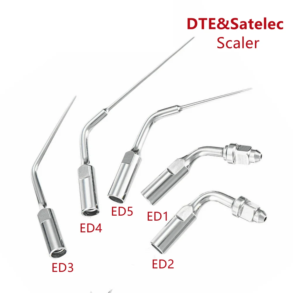 

5Pcs Dental Ultrasonic Scaling Tip Files Fit DTE SATELEC Scaler Handpiece (ED1 ED2 ED3 ED4 ED5) High Quality