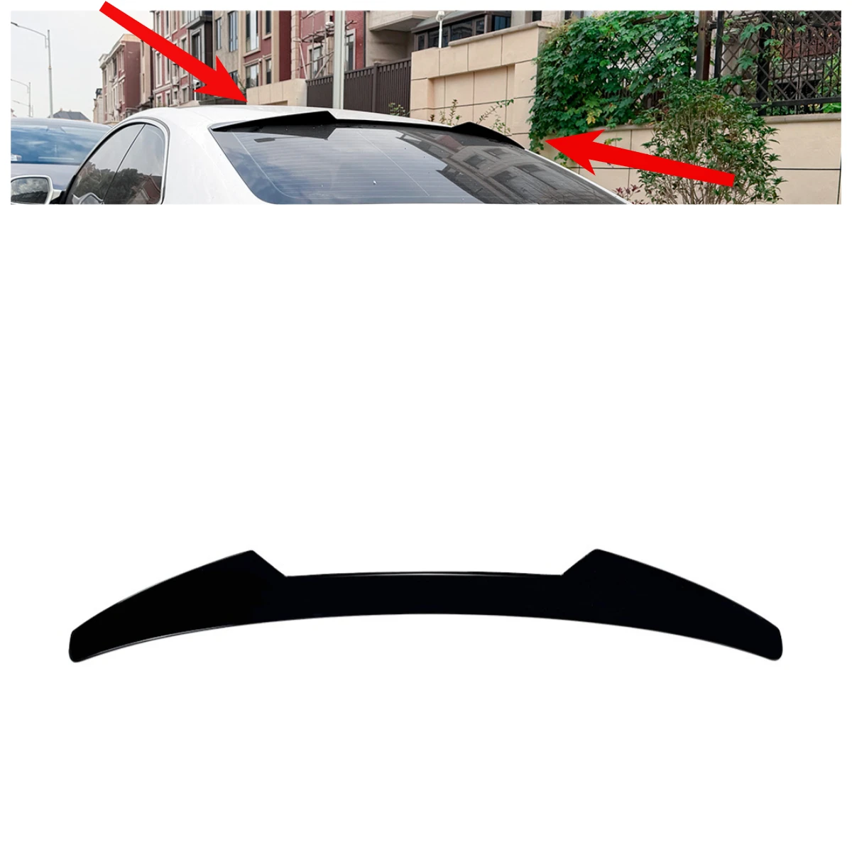 Auto Staart Dak Midden Achterklep Vleugel Kits Achterspoiler Mid Kofferbak Lip Voor Audi A5 8T Coupe Sport S5 RS5 B8 8T 2 Deuren 2007-2016