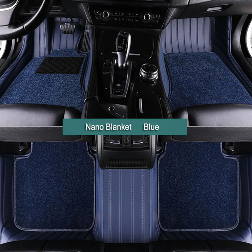 5D Custom Car Floor Mats For Fiat Freemont Auto Carpets Double Layer Foot Coche Blanket