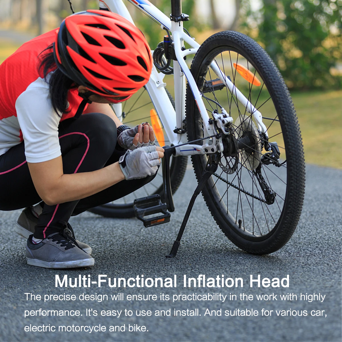 

1pc Multi-Functional Inflation Head Tire Aerated Nozzle Durable Car Bike Motorbike Tire Inflation Connector Ergonomic Handle