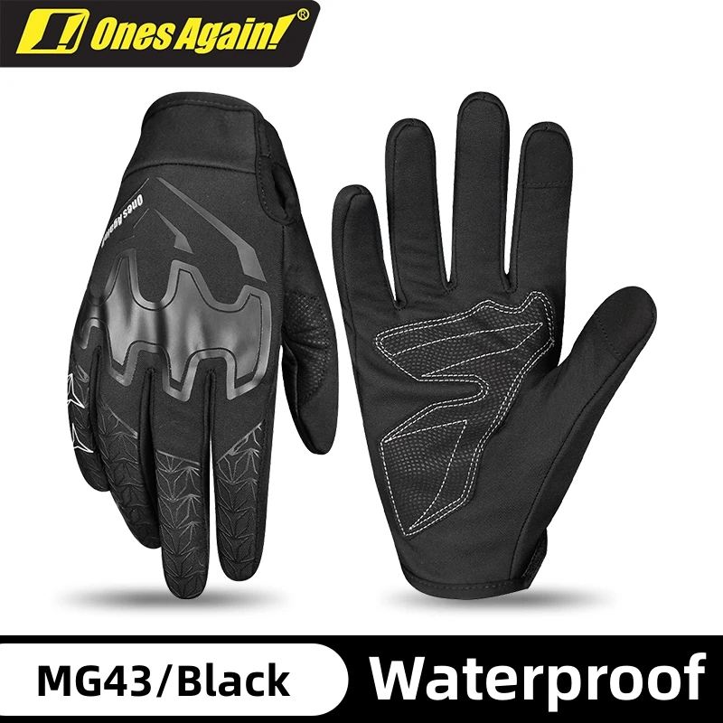 Soft Knuckle Motorcycle Gloves Spring Autumn Winter Waterproof Touchscreen Full Finger Anti-Slip Commuter Riding Gear