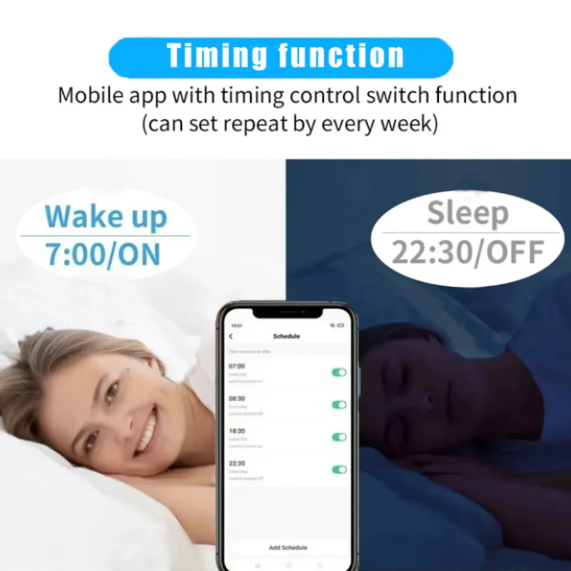 WiFi 4400w Boiler Smart Switch Touch Water Heater Switch Tuya Voice Timer Remote Control Overload Protection Energy Monitor EU