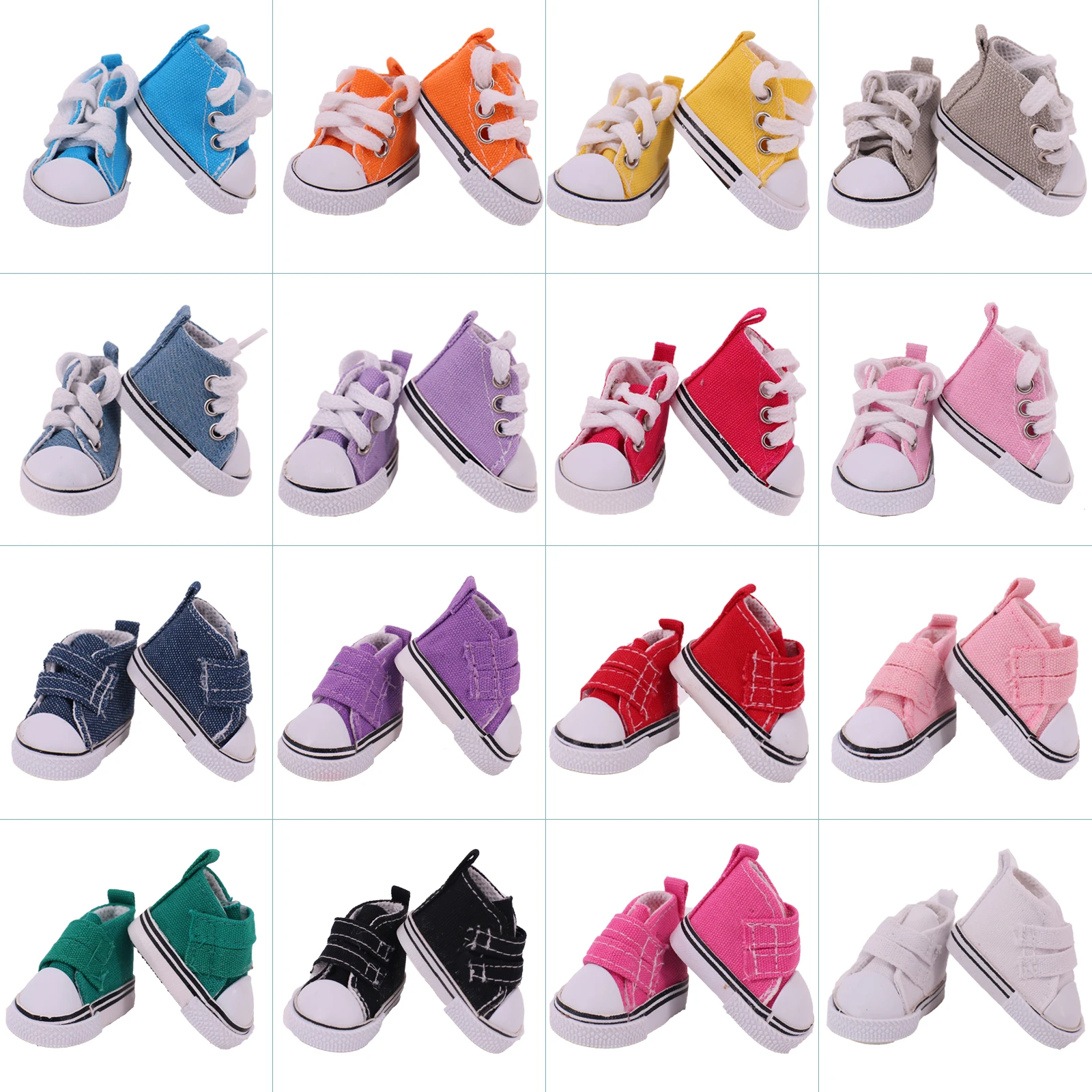 Chaussures en toile à lacets de 5 cm pour fille, accessoires de 14.5 pouces, American Butter & BJD EXO Butter, Paola Renio Butter, Russia DIY