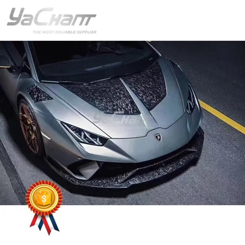 Carbon Fiber Front Trunk Lid Replacement Fit For 2014-2019 Huracan LP610-4 & LP580-2 Coupe Spyder 1016 Style Hood Bonnet