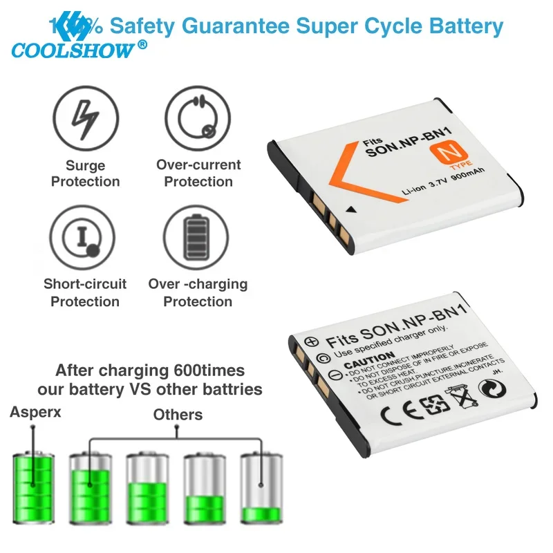 900mah بطارية NP-BN1 لسوني DSC TX9 T99 WX5 TX7 TX5 W390 W380 W350 W320 W360 QX100 W370 NP BN1 كاميرا بطاريات رقمية