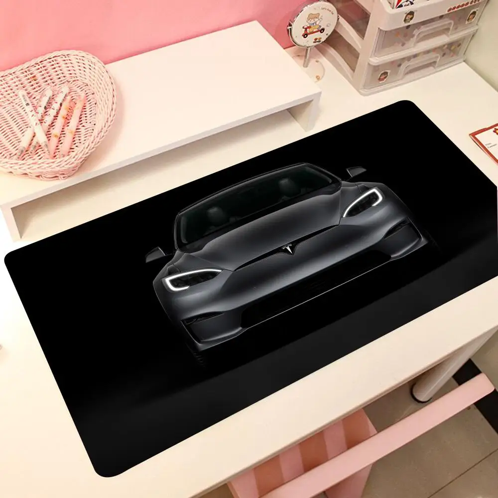 

Luxury Y-Tesla Car Mouse Pad Mouse Pad Gaming Mousepad Speed Desk Mat Laptop Gaming Mats For Office Carpet Desk Accessories