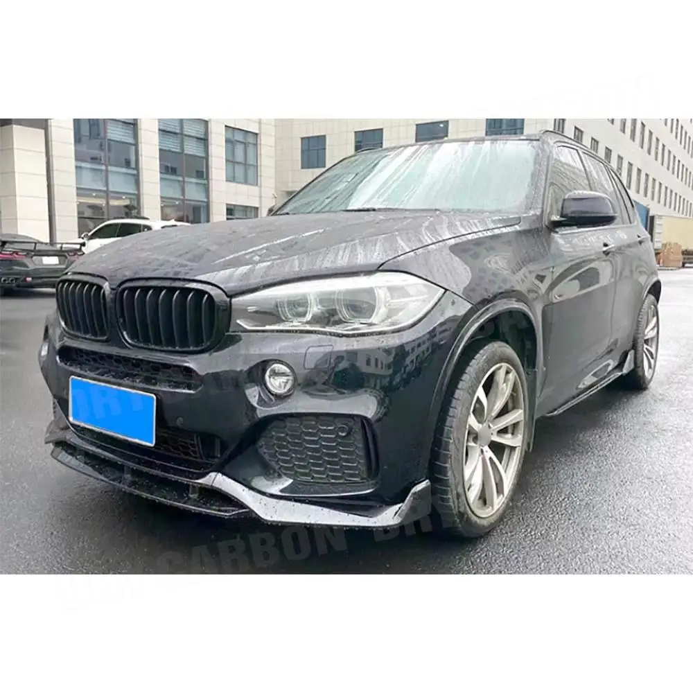 Car Accessories for BMW X5 F15 M Sport 2015-2018 Front Lip Rear Roof Spoiler Side Skirts Rear Bumper Diffuser Side Splitters